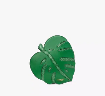 Kate Spade Playa 3d Leaf Crossbody In Green