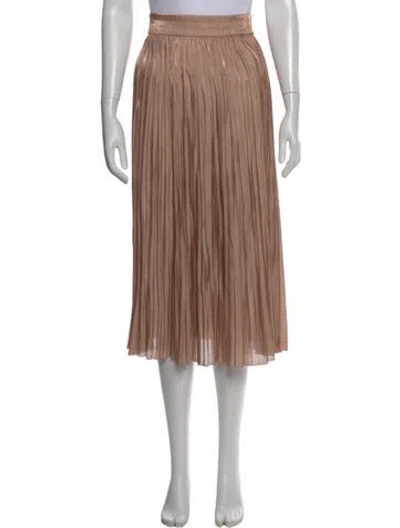 Pre-owned Kate Spade Pleated Accents Midi Length Skirt