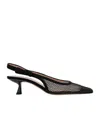 Kate Spade Pointed High-heeled Sandals In Black