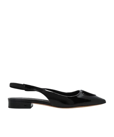 Kate Spade Pointed Sandals In Black