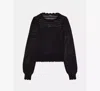 Kate Spade Pointelle Sweater In Black