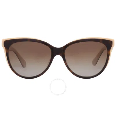 Kate Spade Polarized Brown Gradient Cat Eye Ladies Sunglasses Daesha/s 00t4/la 56