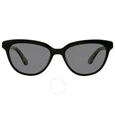 Kate Spade Polarized Grey Cat Eye Ladies Sunglasses Cayenne/s 0807/m9 54 In Black / Grey