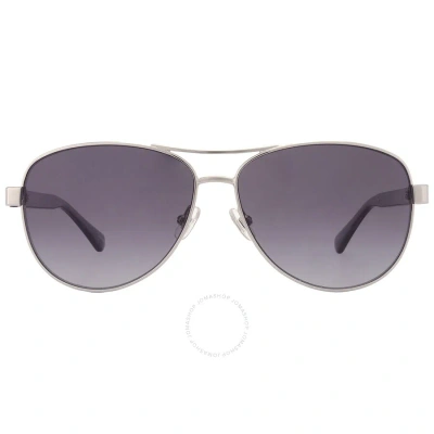Kate Spade Polarized Grey Pilot Ladies Sunglasses Fara/s 0010/wj 57/12 In Multi