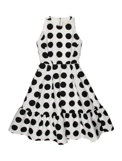 Pre-owned Kate Spade Polka Dot Print Knee-length Dress In Multi