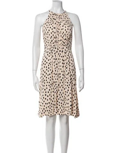Pre-owned Kate Spade Polka Dot Print Knee-length Dress In Multi