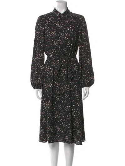 Pre-owned Kate Spade Polka Dot Print Midi Length Dress In Multi