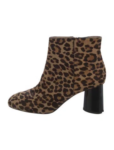 Pre-owned Kate Spade Ponyhair Animal Print Pumps In Neutral