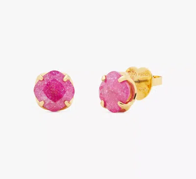 Kate Spade Pop Of Joy 10mm Spade Flower Studs In Fuchsia