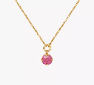 Kate Spade Pop Of Joy Spade Flower Pendant In Fuchsia