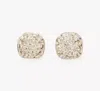Kate Spade Pop Of Joy Studs In Clear/silver