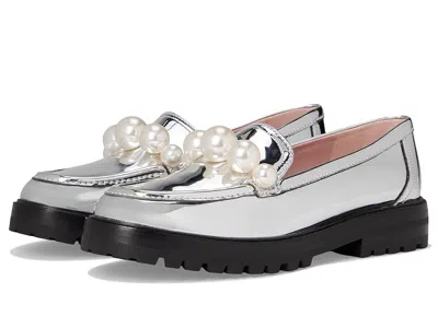 Kate Spade Posh Pearl Loafer In Silver