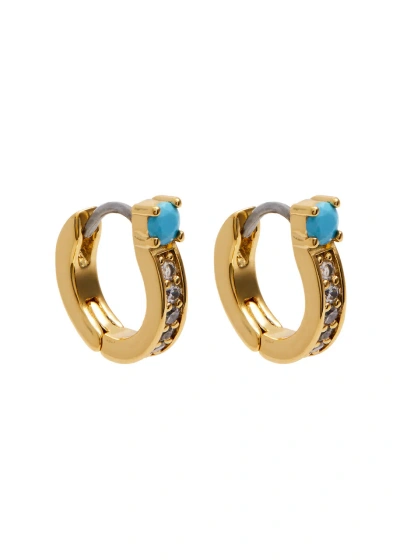 Kate Spade Precious Delights Gold-plated Hoop Earrings
