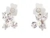 Kate Spade Precious Pansy Cluster Studs In White