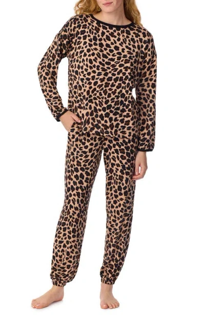 Kate Spade Print Pajamas In Brown