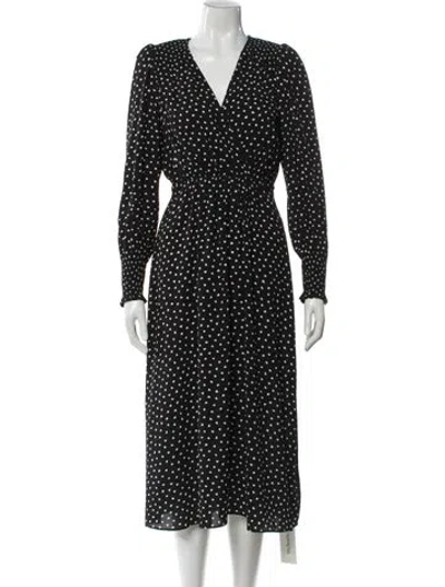 Pre-owned Kate Spade Printed Long Dress In Multi
