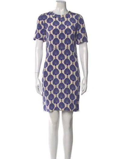 Pre-owned Kate Spade Printed Mini Dress