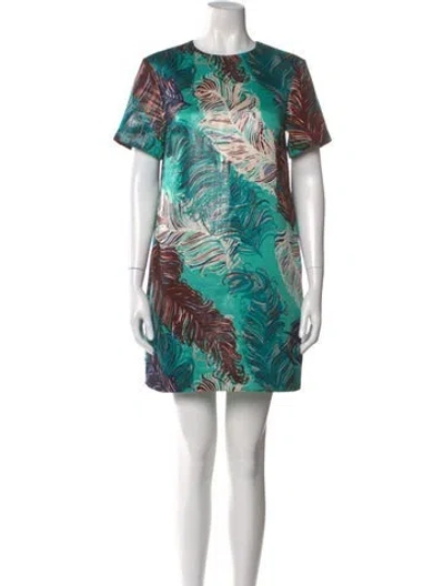 Pre-owned Kate Spade Printed Mini Dress