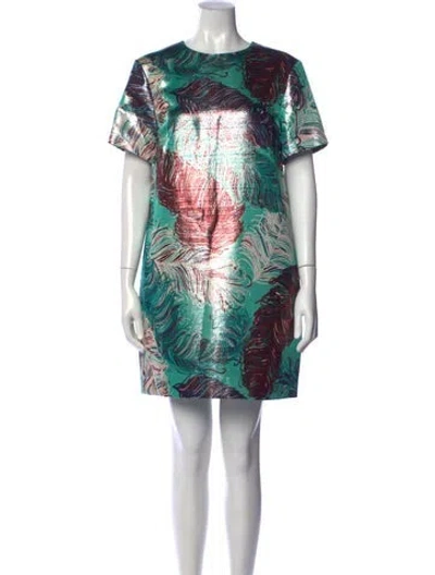 Pre-owned Kate Spade Printed Mini Dress