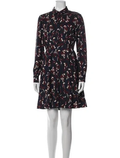 Pre-owned Kate Spade Printed Mini Dress W/ Tags