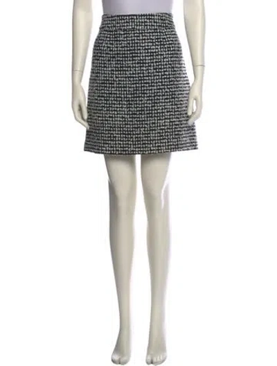 Pre-owned Kate Spade Printed Mini Skirt In Multi