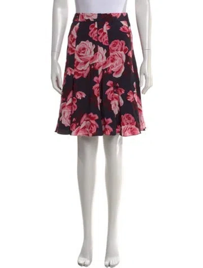 Pre-owned Kate Spade Printed Mini Skirt In Multi