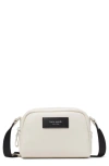 Kate Spade New York Puffed Small Leather Crossbody Bag In Parchment