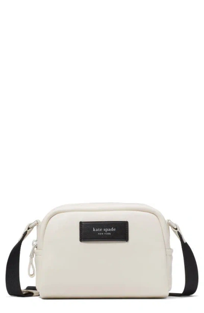 Kate Spade New York Puffed Small Leather Crossbody Bag In Sand