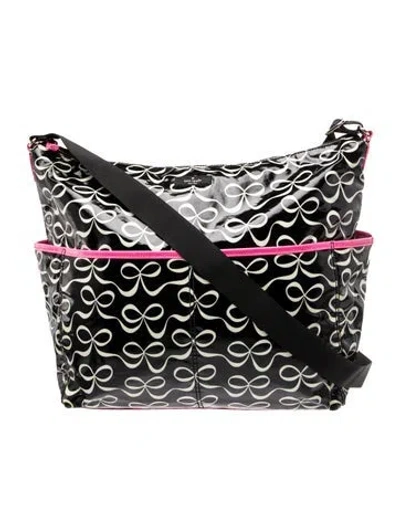 Pre-owned Kate Spade Pvc Messenger Bag In Black