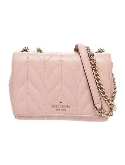 Pre-owned Kate Spade Quilted Crossbody Bag In Pink