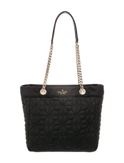 Pre-owned Kate Spade Quilted Shoulder Bag In Black