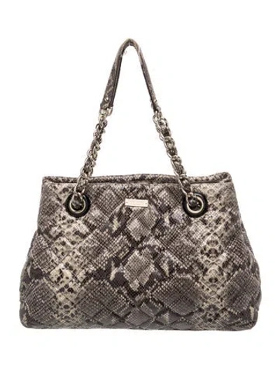 Pre-owned Kate Spade Quilted Tote In Brown