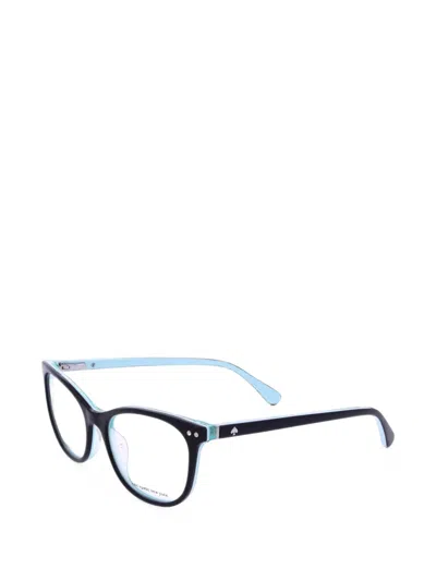 Kate Spade Raelynn Geometric-frame Glasses In Black