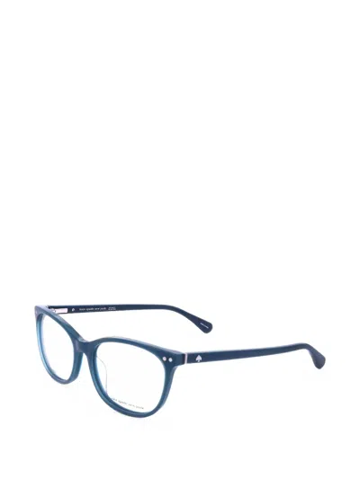 Kate Spade Raelynn Round-frame Glasses In Gray