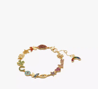 Kate Spade Rainbow Joy Charm Bracelet In Multi