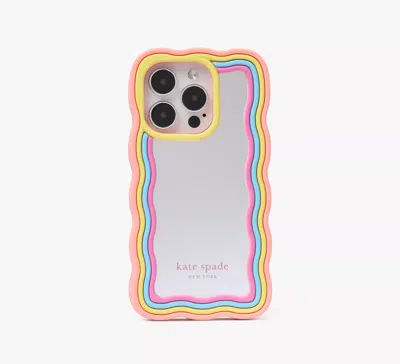 Kate Spade Rainbow Mirrored Iphone 15 Case In Multi