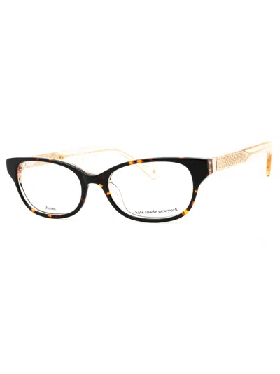 Kate Spade Rainey Mini Oval Women's Eyeglasses In Brown