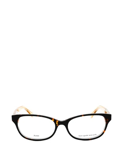 Kate Spade Rainey Tortoise-shell Glasses In Red