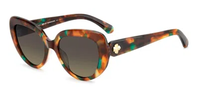Kate Spade Rana 2/s Polarized P6j/lb Women's Sunglasses Tortoiseshell Size 53 In Brown