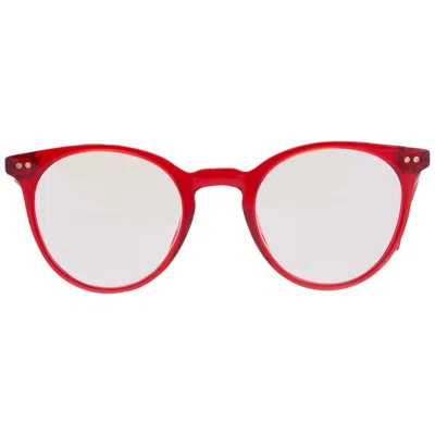 Kate Spade Reading/blue Light Block Oval Ladies Eyeglasses Misa/bb 0c9a 49 +2.50 In Red