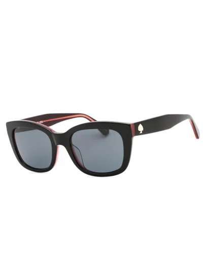 Kate Spade Rectangular Women's Sunglasses In Black