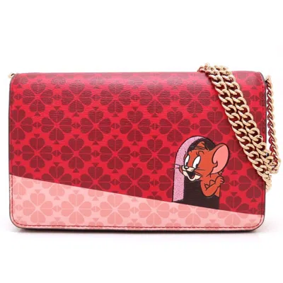 Pre-owned Kate Spade Red Color Leather Shoulder Bag ()
