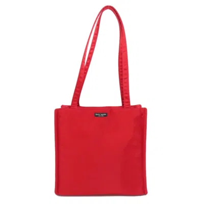 Pre-owned Kate Spade Red Color Nylon Tote Bag ()