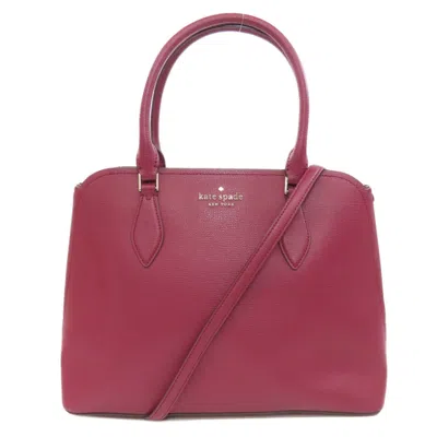 Pre-owned Kate Spade Red Color Pvc Tote Bag ()