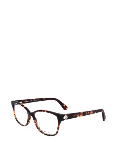 Kate Spade Reilly Rectangle-frame Glasses In Multi