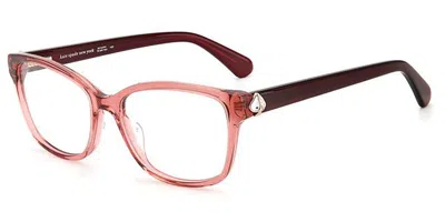 Kate Spade Reilly/g Vestibilità Orientale Lhf Occhiali Da Vista Borgogna Per Donna (solo Montatura) In Multi