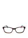 Kate Spade Ladies Brown Rectangular Eyeglass Frames Renne In Multi