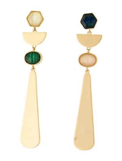 Pre-owned Kate Spade Resin Drop Earrings In Multi