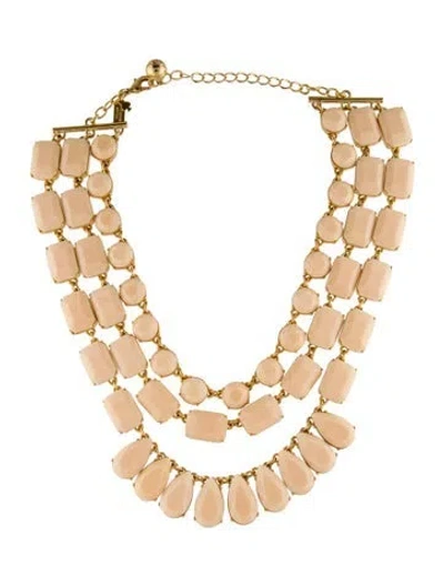 Pre-owned Kate Spade Resin Riviera Garden Multistrand Necklace, 18"