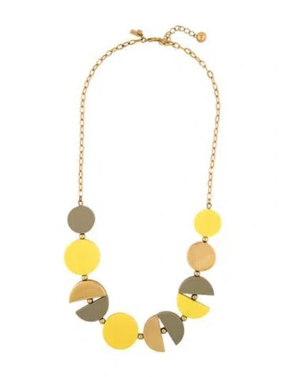 Pre-owned Kate Spade Resin Station Necklace, 31" In Multi